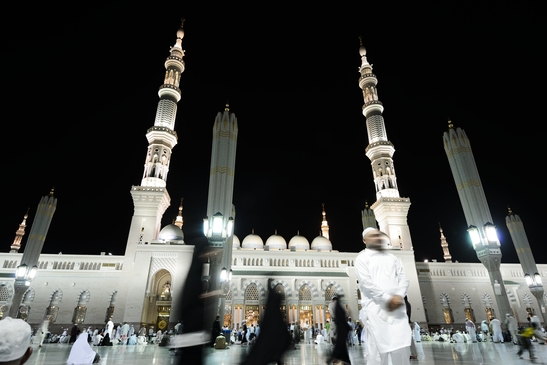 Medina Mosque at night